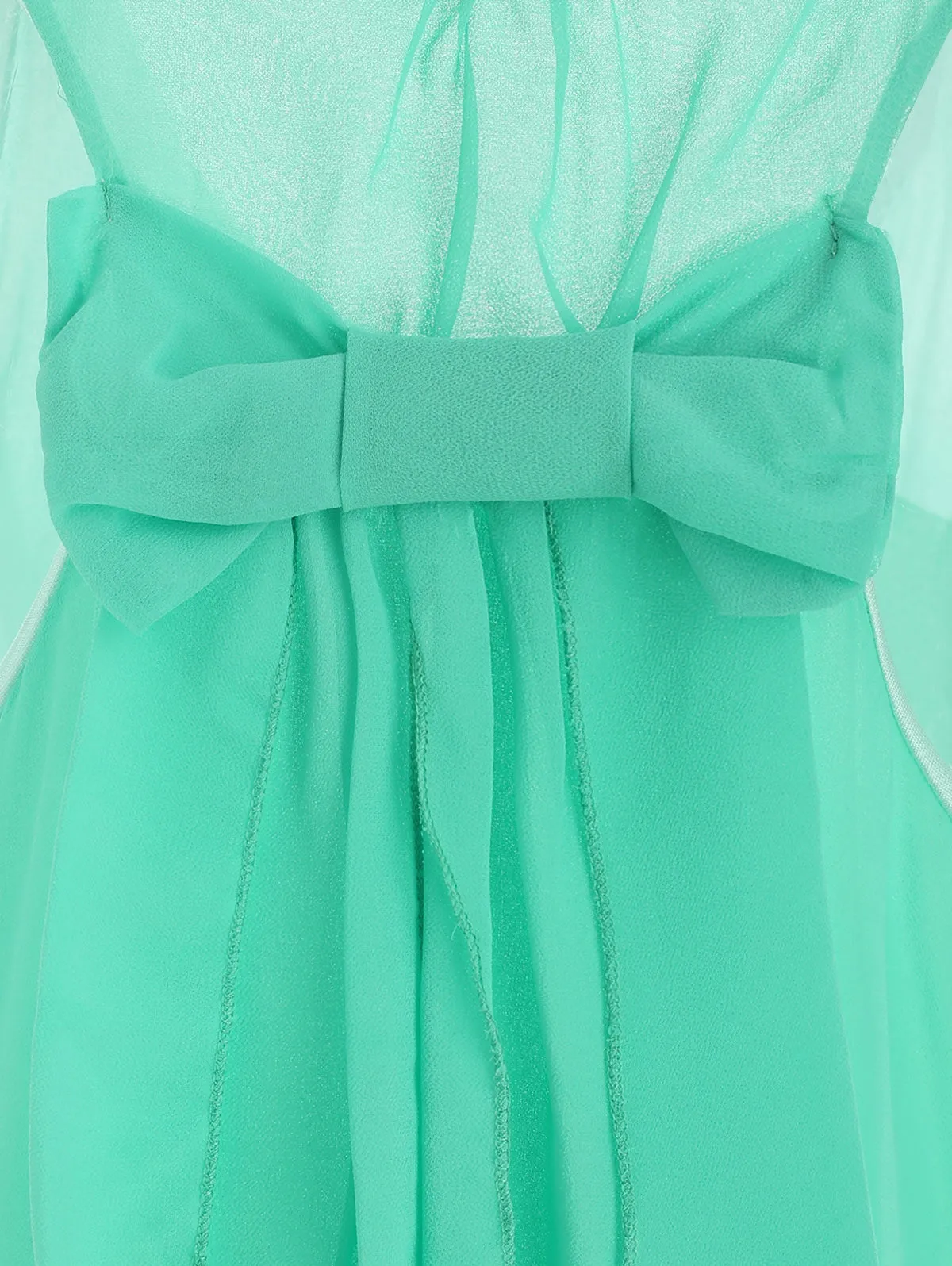 Bowknot Chiffon Shift Tank Dress