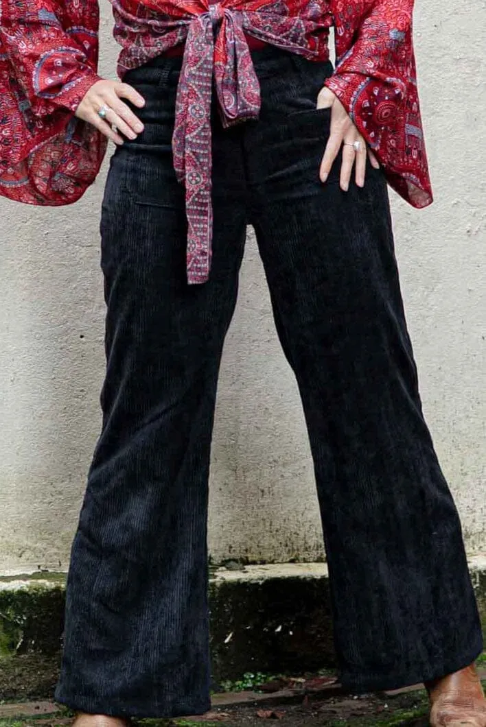 Butterfly wrap cardigan - red velvet - rayon