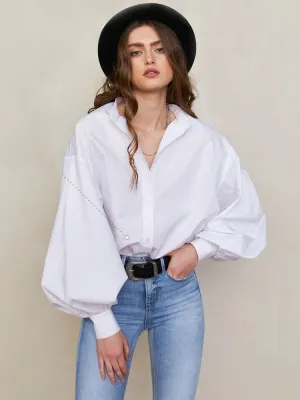 Camisa Cherry Manga Longa Bufante