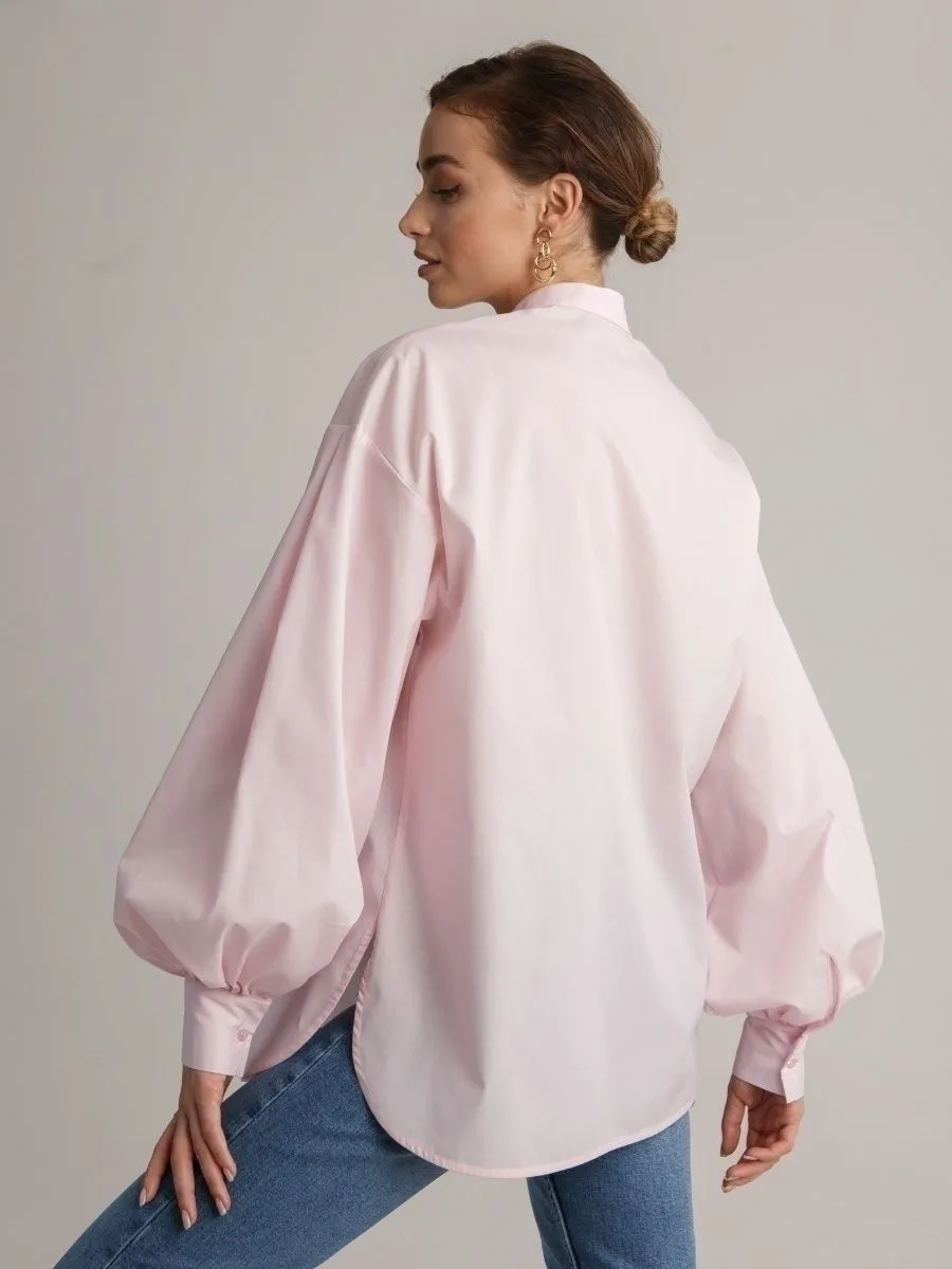 Camisa Cherry Manga Longa Bufante