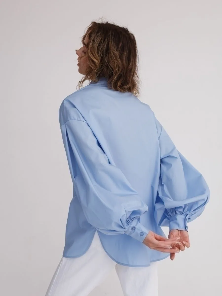 Camisa Cherry Manga Longa Bufante