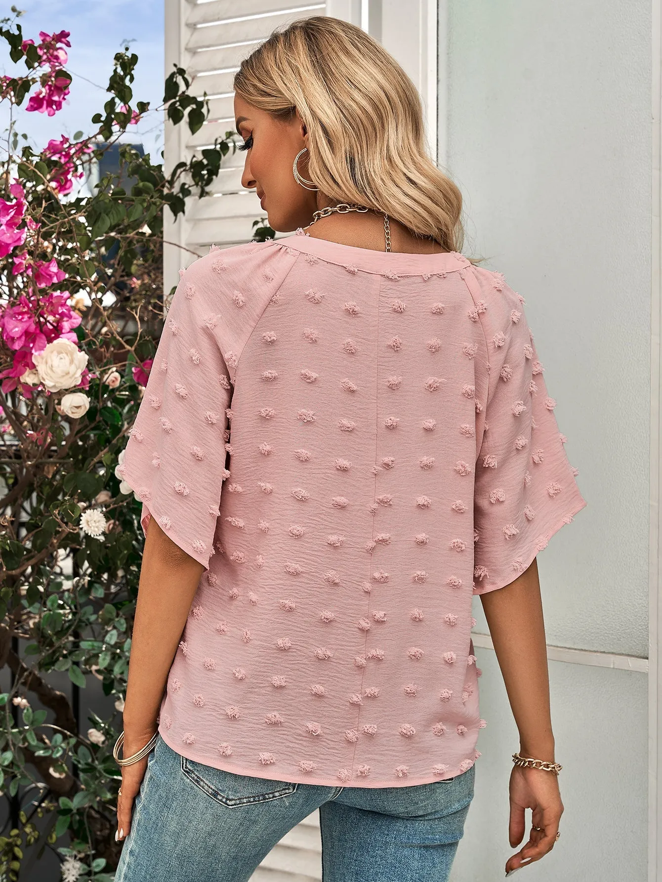Camisola Betty Decote V Mangas Soltas