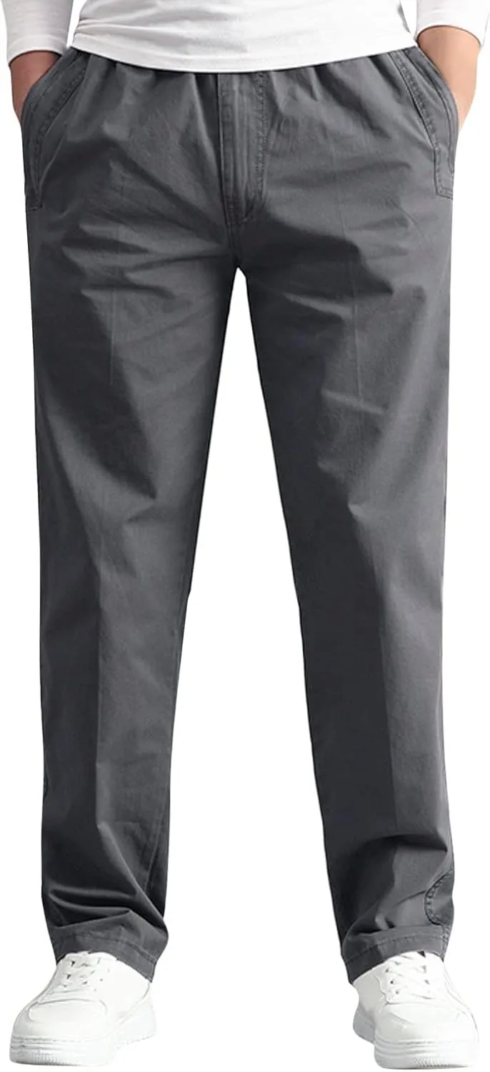 Cargo Sweatpants for Men Big and Tall Cargo Track Pants Men Loose Fit Men's Lightweight Ripstop Tactical Cargo Pants