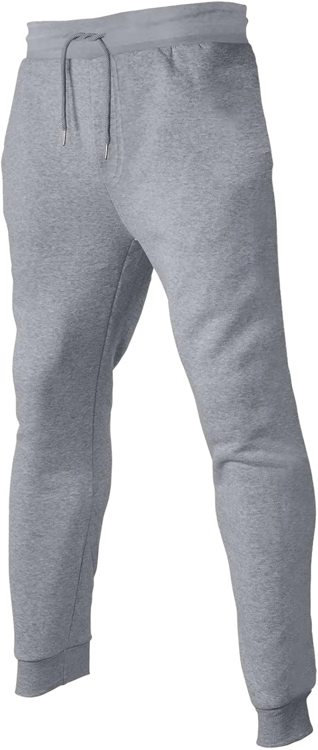 Men's Cargo Sweatpants with Pockets Men Sweatpants Men's Basic Active Fleece Jogger Pants Regular and Big & Tall Sizes