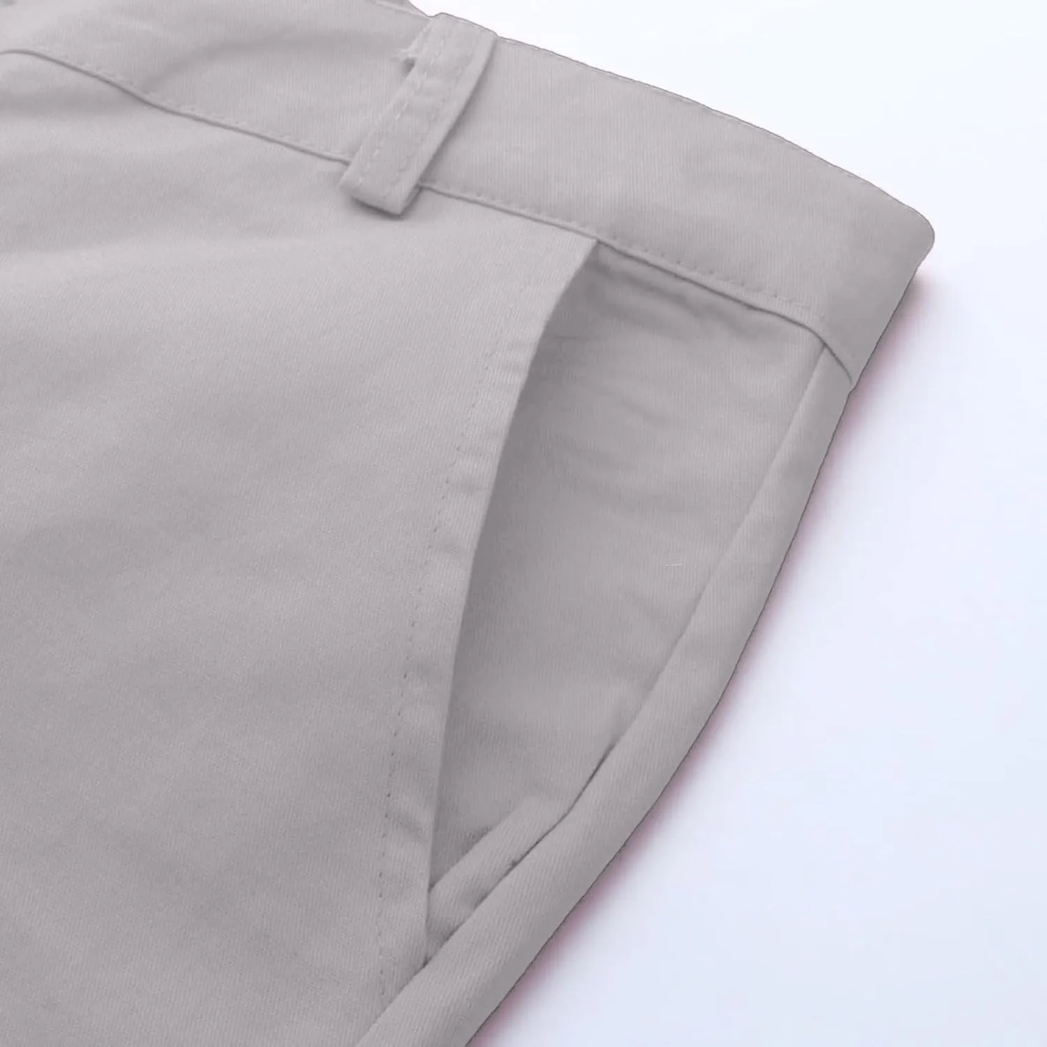Men's Chino Pants Casual Stretch Waist Tapered Trousers with Pockets Loose Fit Joggers Pockets Tapered Sweatpants