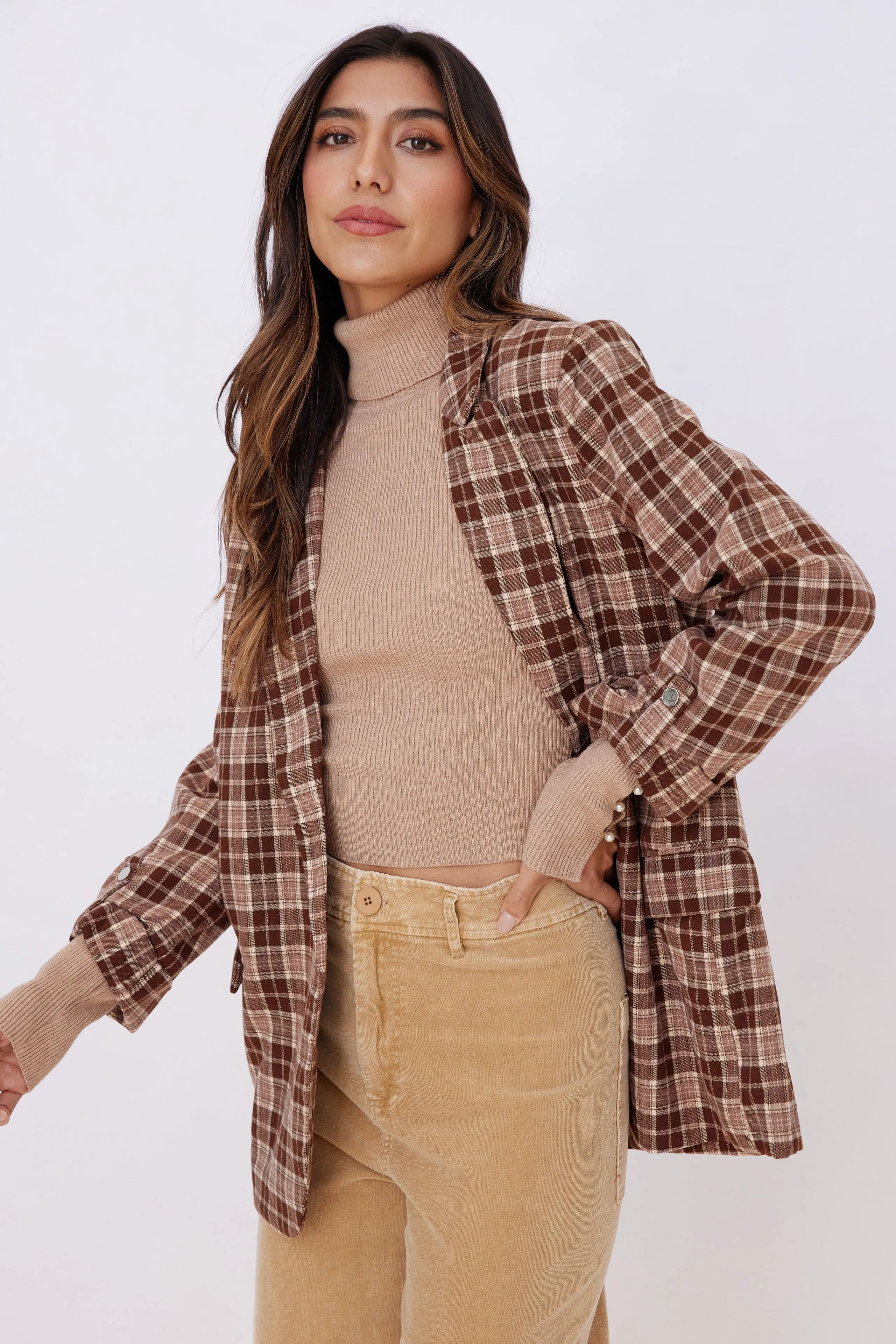 SALE - Lily Plaid Blazer
