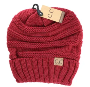 Slouchy Beanie - Burgundy