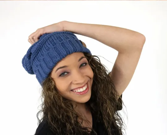 Slouchy Beanie - Taupe