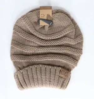 Slouchy Beanie - Taupe