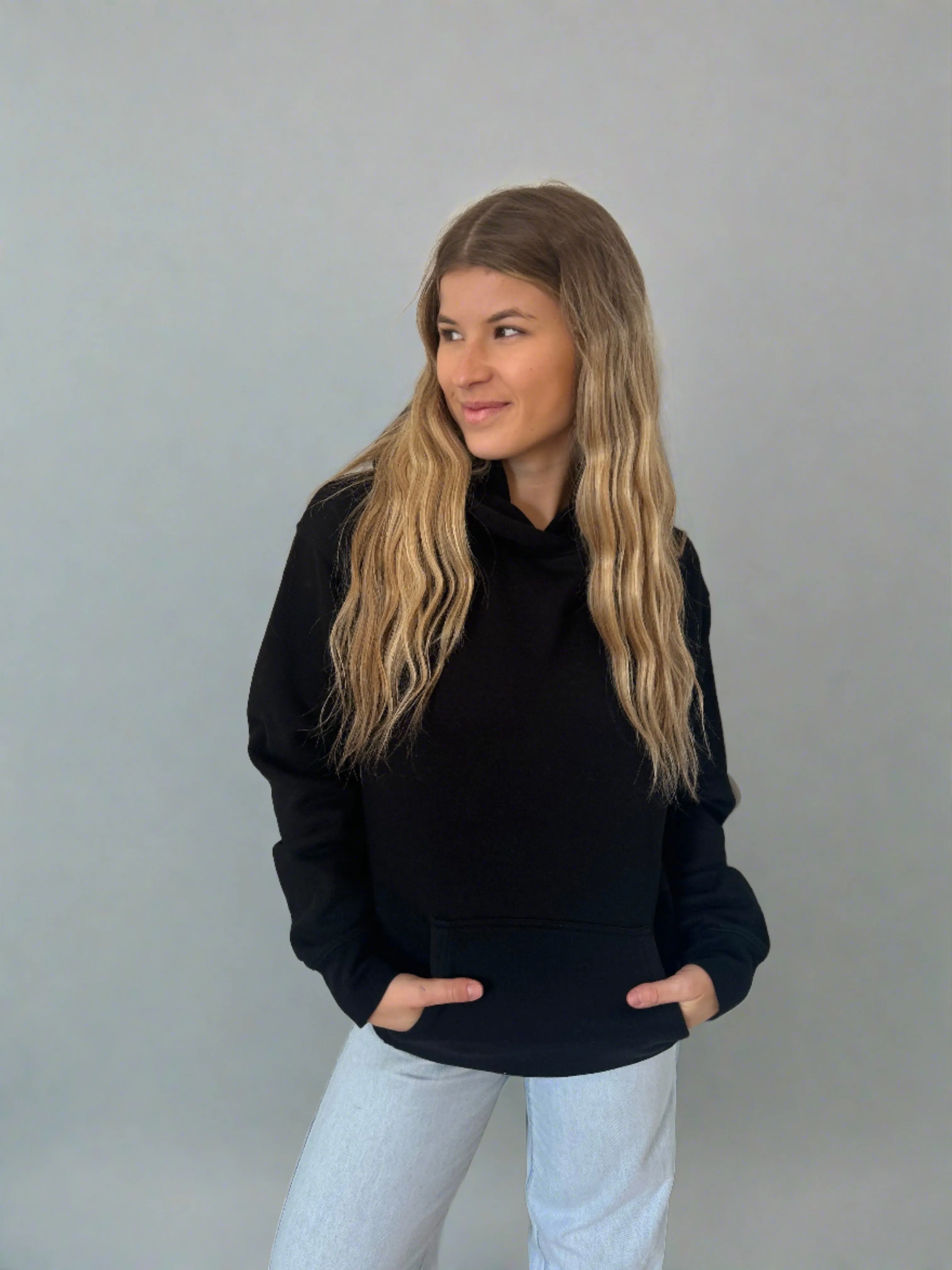 'To The Moon and Back' Core Hoodie | Black