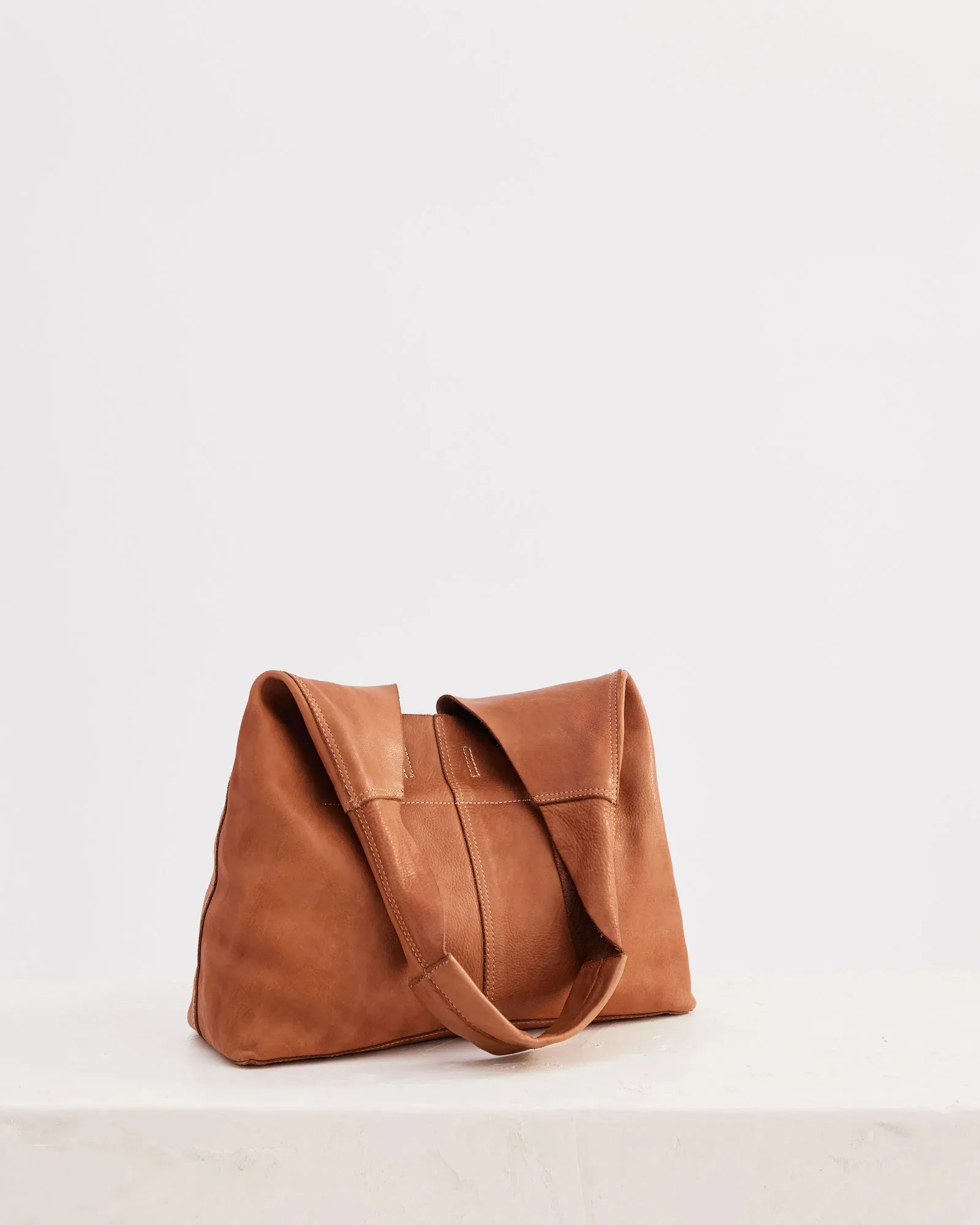Unlined Slouchy - Tan
