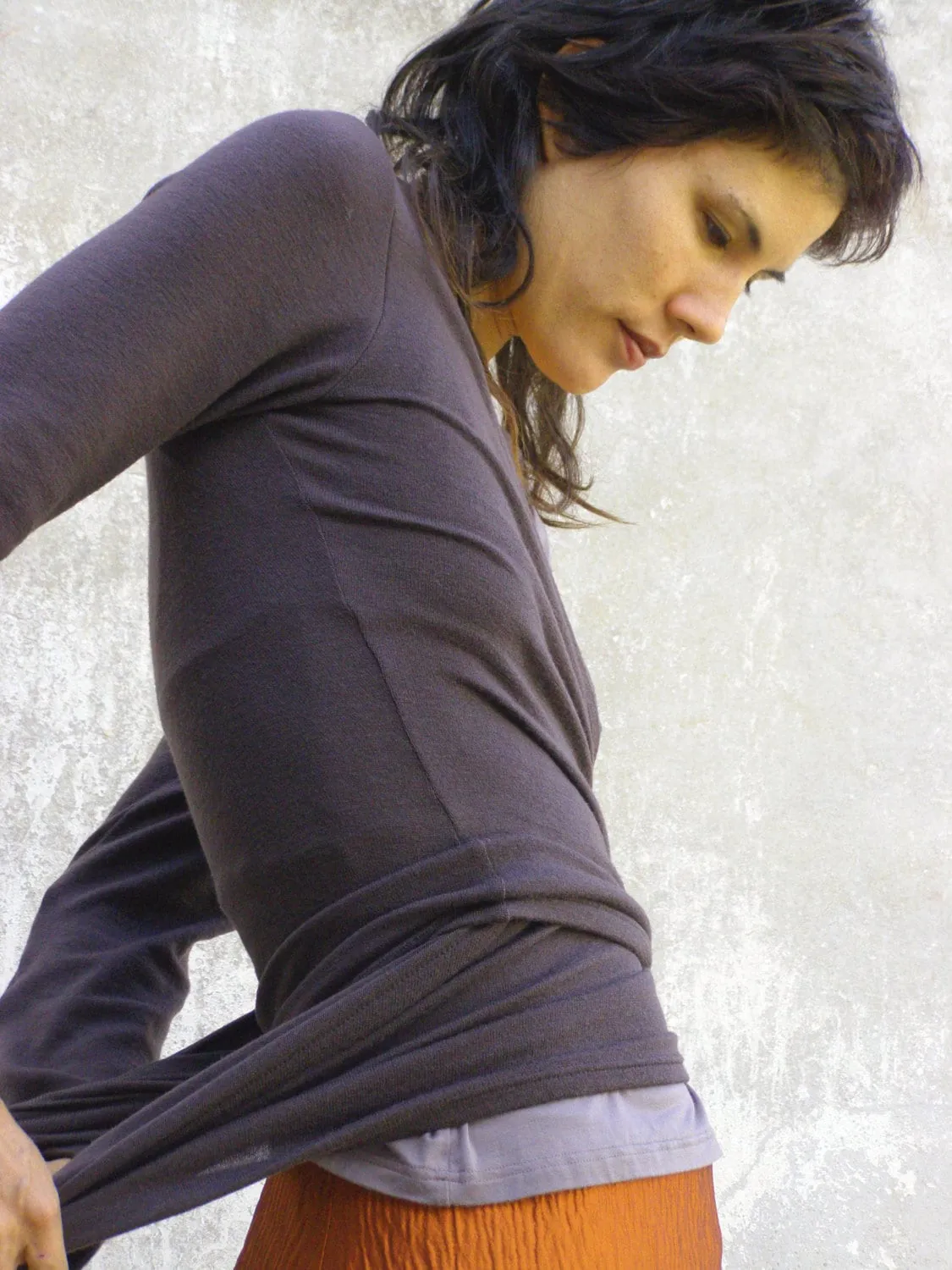 Wrap Top Long sleeve